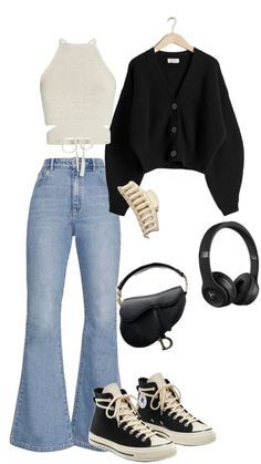 Everyday Fashion Outfits, Casual Day Outfits, Outfit Jeans, Easy Trendy Outfits, Modest Fashion Outfits, Cute Everyday Outfits, Mode Inspo, High Waisted Jeans, Really Cute Outfits