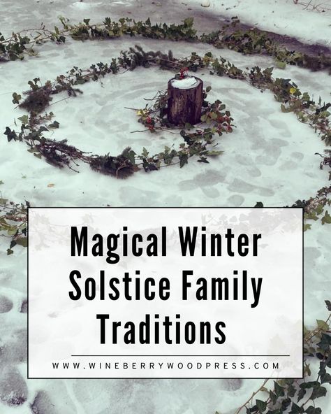 Magical Winter Solstice Rituals & Traditions – Wineberry Wood Press Yule Spiral Winter Solstice, Winter Solstice Rituals Witch, Winter Solstice Spiral, Winter Solstice Lanterns, Yule Art Winter Solstice, Winter Solstice Dinner, Winter Solstice Pictures, Solstice Spiral, Winter Solstice Crafts