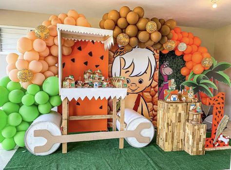 Flintstones Birthday Party Decoration, Flinstones Bam Bam Birthday Party, Bambam Party Ideas 1st Birthdays, Flinstones Party Decorations, Flintstone 1st Birthday Party, Bam Bam Birthday Party Decoration, Flinstones Birthday Party Ideas, Bam Bam Baby Shower Theme, Bam Bam 1st Birthday Party