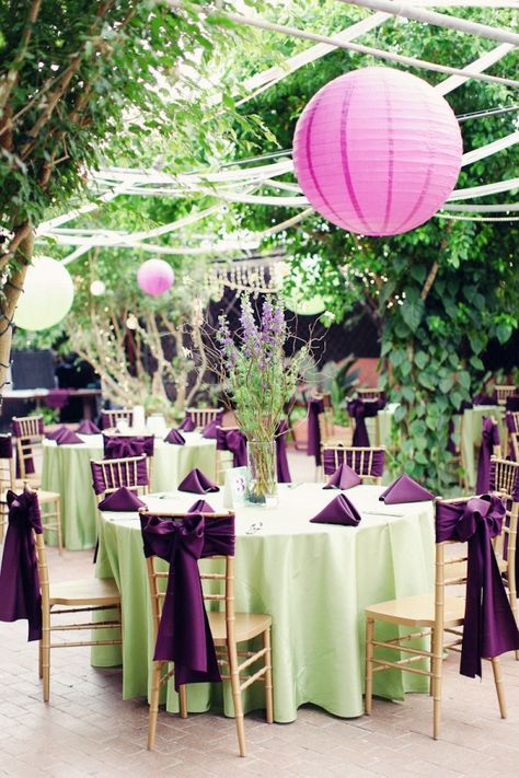 Boojum Tree, Theme Bapteme, Green Wedding Decorations, Purple And Green Wedding, Pink Wedding Theme, Tree Garden, Phoenix Wedding, Arizona Wedding, Purple And Green