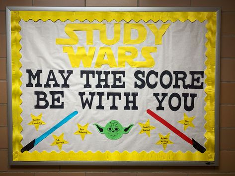 Star Wars Door Dec, May The 4th Be With You Bulletin Board, Star Wars Bulletin Board, Hall Themes, Residence Life Bulletin Boards, Dorm Bulletin Boards, Res Life Bulletin Boards, College Bulletin Boards, Ra Themes