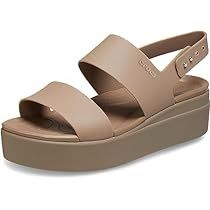 Women's Crocs Brooklyn Strappy Low Wedge, Crocs Brooklyn Low Wedge, Crocs Brooklyn, Crocs Sandals, Low Wedge Sandals, Sandal Platform, Low Wedges, Womens Sandals Wedges, Platform Wedge Sandals