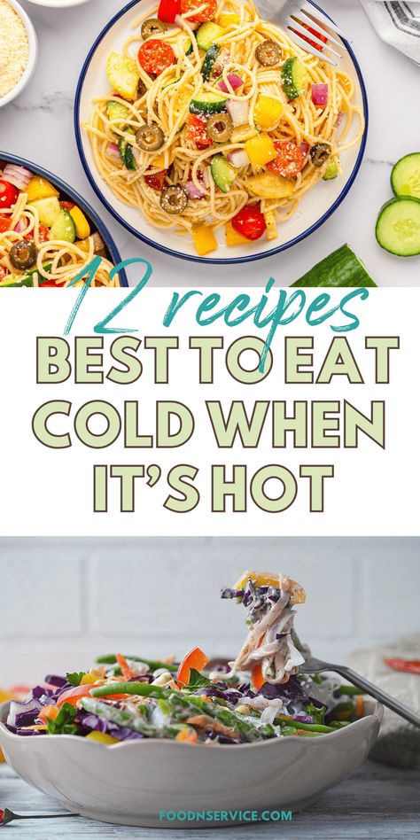 Looking for some refreshing meal ideas to beat the summer heat? Check out these 12 delicious recipes that are perfect for enjoying cold on a hot day. From chilled sandwiches to refreshing salads, these dishes are sure to keep you cool. Cold Things To Eat In Summer, Hot And Cold Sandwiches, Cold Suppers For Hot Days, Lunches That Can Be Eaten Cold, Cold Summer Dinners, How To Stay Healthy During Cold Season, Free Meal Planner, Peanut Salad, Chicken Salad Wrap