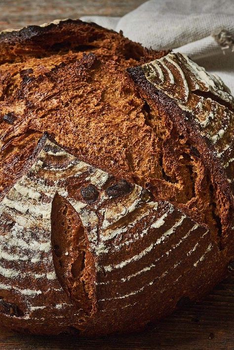 Sourdough Pumpernickel Bread Recipe, Sourdough Pumpernickel, Pumpernickel Bread Recipe, Artisan Sourdough Bread, Pumpernickel Bread, Artisan Sourdough, Rye Bread Recipes, Dough Starter, Sourdough Starter Recipe