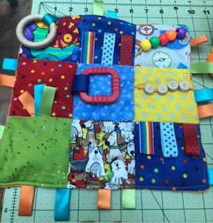 Michele Bilyeu Creates *With Heart and Hands*: Making Fidget Blankets & Quilts: Free Tutorials and Ideas Updated 2021 Hospice Gifts, Diy Sensory Toys, Fidget Quilts, Taggie Blanket, Diy Fidget Toys, Sensory Crafts, Fidget Blankets, Sensory Blanket, Fidget Quilt