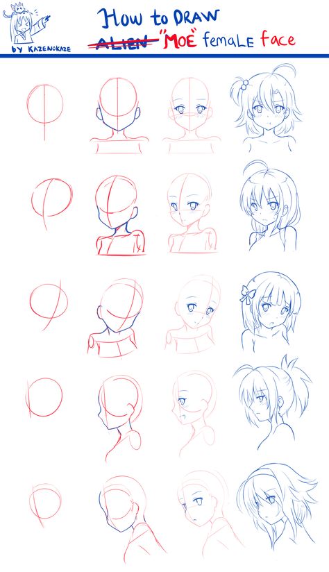 How To Draw Head And Body Anime, Anime Drawing Guidelines, Anime Faces Drawing Tutorial, Anime Face How To Draw, Anime Drawing Exercises, Anime Portrait Tutorial, Anime Head Guide, Manga Male Face Tutorial, Anime Face Porpotion