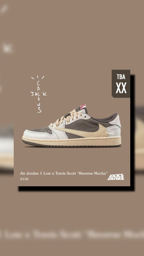 Aj1 Low, Reverse Mocha, Sneakers Wallpaper, Travis Scott Cactus Jack, Cactus Jack, Air Jordan 1 Low, Jordan 1 Low, Travis Scott, Golden Goose Sneaker