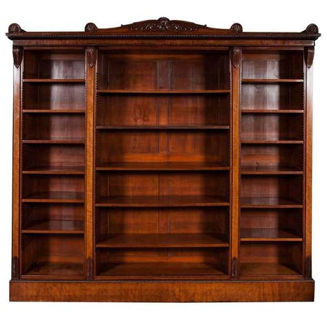 Traditional Home Offices, Wooden Study Table, Modern Bookcases, Decorative Corbels, Old Bookcase, Mahogany Bookcase, Bookcases For Sale, White Furniture Living Room, George Iv