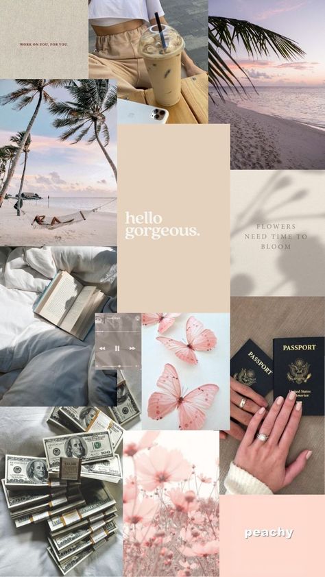 Pink Money Aesthetic Wallpaper Iphone, Aesthetic Manifestation Wallpaper Pink, Travel Aesthetic Pictures For Wall Collage, Pink Money Aesthetic Wallpaper, Save Money Wallpaper Aesthetic, Manifestation Wallpaper Iphone Aesthetic, Money Wallpaper Iphone Aesthetic, Butterfly Lockscreen Aesthetic, Money Lockscreen