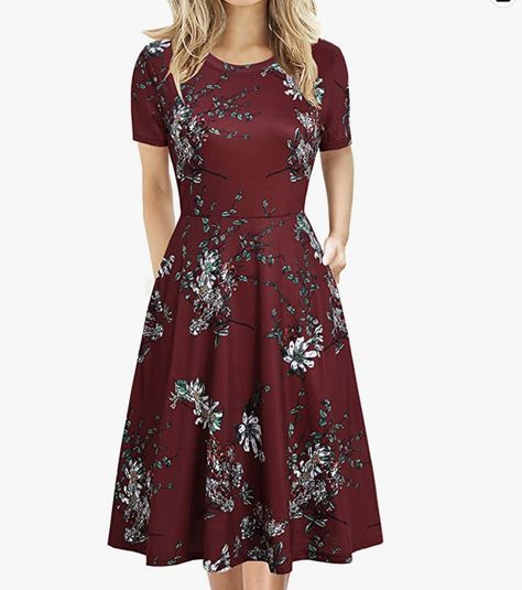 ON SALE Aline Midi Dress, Meeting Outfit, Wedding Guest Outfit Fall, Short Women Fashion, Churidar, Classy Dress, Amazon Women, Modest Dresses, Club Dresses