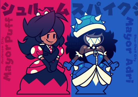 Krazy on Twitter: "good sisters & sworn rivals here are more of my super mario item inspired oc's ❤️💙… " Mario Princess Oc, Super Mario Oc, Mario Oc, Bowser's Fury, Mario Fan Art, Super Mario Art, Comic Style Art, Mario Art, Cute Art Styles