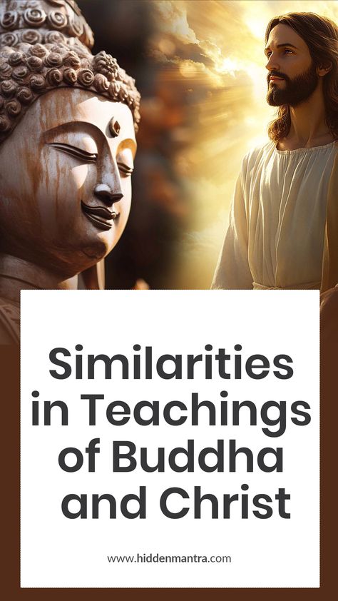 Similarities in Teachings of Buddha and Christ Teachings Of Buddha, Spiritual Movies, Buddhist Iconography, Buddhist Wisdom, Buddhist Philosophy, Buddhist Teachings, Unknown Facts, Buddha Teachings, Zen Buddhism