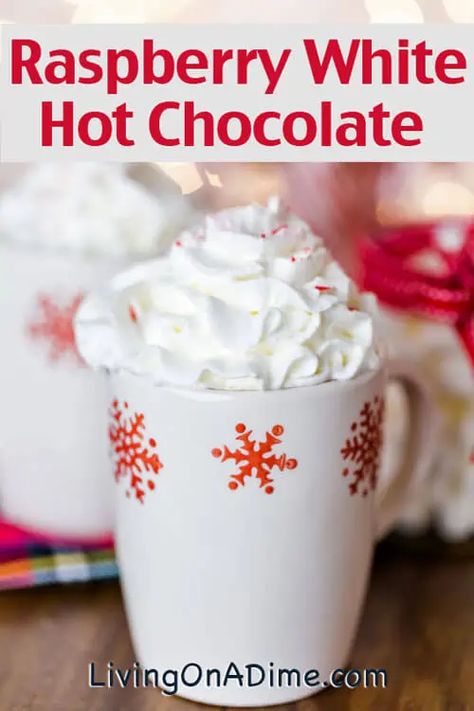 Best Homemade Hot Chocolate, Creamy Hot Chocolate Recipe, Warm Drinks Recipes, Living On A Dime, White Hot Chocolate Recipe, Hot Cocoa Mix Recipe, Hot Chocolate Recipe Homemade, Hot Chocolate Mix Recipe, Hot Drinks Recipes