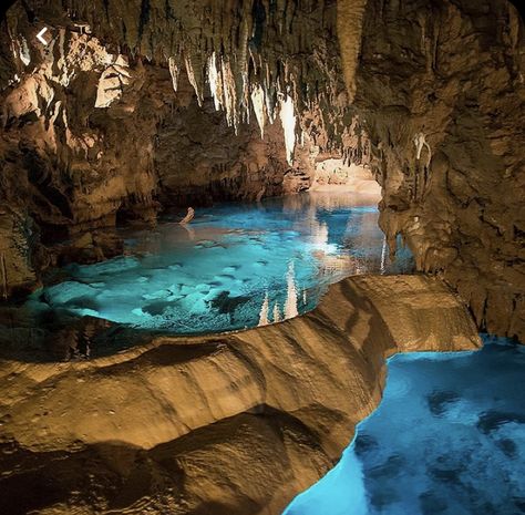 Caves Aesthetics, Pool Caves, Cave With Water, Aesthetic Cave, Cave Water, Cave Aesthetic, Water Cave, Cave Houses, Mermaid Cave