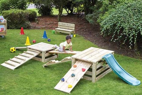 A flexible climbing set that promotes physical development with a modular design that encourages collaboration, problem solving and turn taking. Use elements individually or combine to create a larger active play area. The open-ended design is versatile and fully reconfigurable (excluding slide). The set features: 1 climbing stone ramp, 1 ladder, 2 planks (1200mm), 2 planks (1500mm), 1 stepped plank, 1 slide and 2 platforms (400mm(H) / 585mm(H)).  • Made using premium quality Scandinavian Redwoo Stone Ramp, Writing Area, Treated Timber, Game Storage, Active Play, Mud Kitchen, Nature Play, Physical Development, Book Storage