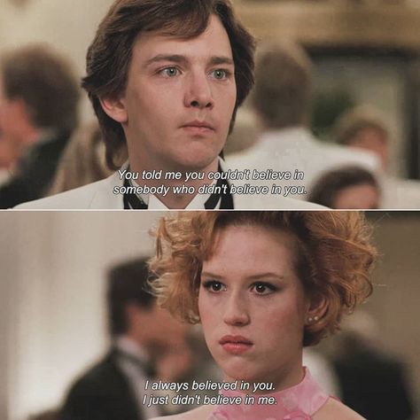 Pretty in Pink, 1986 💕 . . . [ #prettyinpink #breakfastclub #mollyringwald #joncryer #80s #90s #00s #pink #vintage #old ] Pretty In Pink Quotes, Pretty In Pink Movie, Anamorphosis And Isolate, John Hughes Movies, Pink Movies, Believe In Me, Girly Movies, John Hughes, 80s Aesthetic