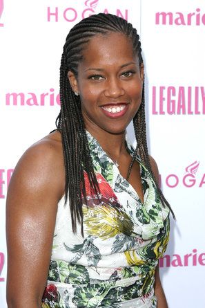 Regina King - For The Culture: 29 Celebs Slaying In Straight Back Cornrows Cute Cornrows, Small Cornrows, Straight Backs, Straight Back Braids, Straight Back Cornrows, Sleek Braid, Regina King, For The Culture, Straight Back