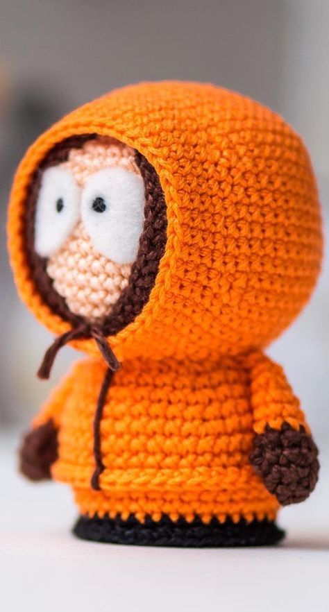 60+ Awesome Cartoon Character Amigurumi Crochet Pattern Ideas - Page 52 of 60 - Amigurumi Blog! Crochet Kenny South Park Free Pattern, Free Crochet Character Patterns, Crochet South Park Free Pattern, Cartoon Crochet Patterns Free, Free Character Crochet Patterns, Crochet Cartoon Characters Free Pattern, Crochet Cartoon Characters, South Park Crochet, Amigurumi Cartoons