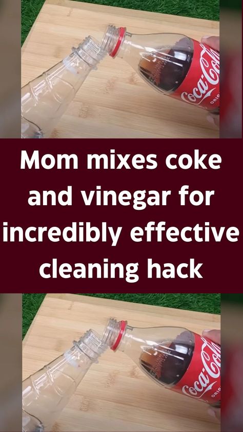 Whoa, this will be my go-to from now on! Household cleaning doesn’t always require specialized products; sometimes, the most effective solutions come from combining everyday items.  This DIY cleaning mixture has become a viral sensation. Combining white vinegar, Coca-Cola, salt, and dish soap, it tackles tough stains and grease with remarkable efficacy, captivating over a million viewers with its simplicity and results. Coca-Cola’s acidic nature makes it an excellent cleaner. Coke Cleaning Hacks, Shower Tile Cleaner, Cleaning With Coke, Floor Cleaning Hacks, Cleaning Shower Tiles, White Vinegar Cleaning, Cleaning Pans, Homemade Cleaning Recipes, Vinegar Cleaner