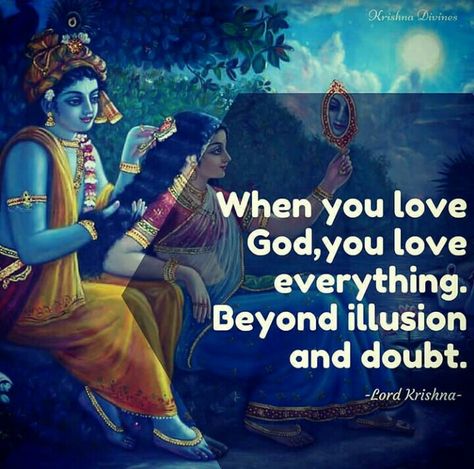 My favourite When u love God ॐ.....z❤️NSpiceC🌶🦋Oct2018~*💕 Lord Radha, Geeta Quotes, Hbd Quotes, True Quotes About Life, Sanskrit Quotes, Krishna Mantra, Radha Krishna Quotes, Krishna Book, Gita Quotes