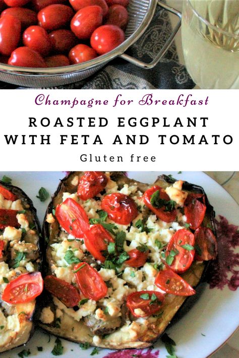 Roasted Eggplant Recipes Healthy, Eggplant And Feta Recipes, Eggplant Feta Recipes, Low Sodium Eggplant Recipes, Stuffed Eggplant Recipes Meat, How To Roast Eggplant, Eggplant Feta, Eggplant Recipes Healthy, Eggplant Rollatini