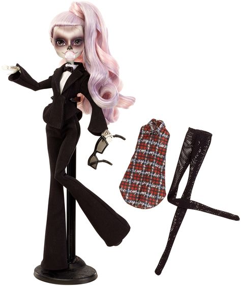 There's a New Lady Gaga Zombie Doll at Monster High | Allure Natali Germanotta, Zomby Gaga, Lady Gaga Doll, Zombie Dolls, Mattel Shop, Moster High, Love Monster, Monster High Characters, Monster Dolls