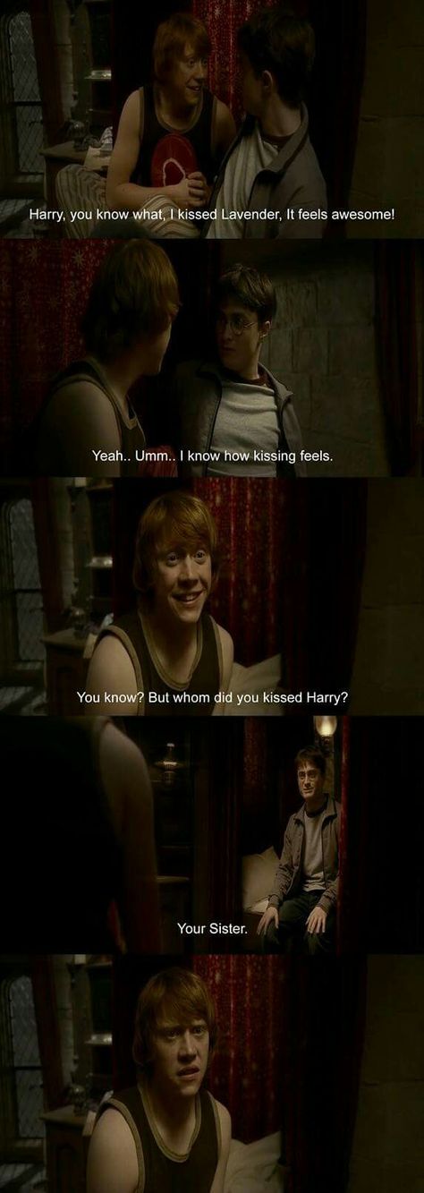 Harry And Ginny Kiss, Harry X Ginny, Ginny And Harry, Funny Harry Potter Shirts, Harry Potter Kiss, Harry Potter Ginny Weasley, Funny Harry Potter, Harry Potter Ginny, Citate Harry Potter