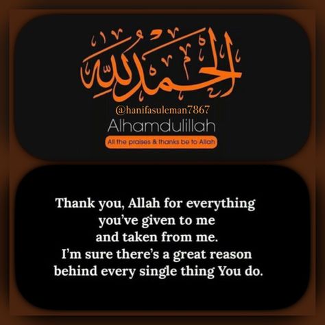 “..Thank you Allah for everything you gave me, for everything you didn’t give me, for everything you protected me from- that which I know and that which I’m not even aware of, thank you for blessings that I didn’t even realize were blessings, thank you from guidance when I felt like I was slipping, and thank you for every thing else because no matter how many things I try to list, at the end of the day, I can’t even come close to thanking you enough..” ▫️  ▫️▫️🍁Alhamdulillah🍁▫️▫️ Thank You Allah Quotes Alhamdulillah, Happy Birthday To Me Quotes Thankful, Islamic Beliefs, Istikhara Dua, Thank You Allah, Happy Birthday To Me Quotes, Jumma Mubarak Quotes, Couples Quotes, Give Me Everything