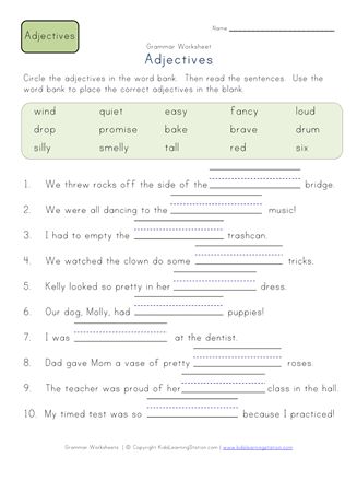 2nd grade sentences adjectives worksheet Math For 5th Graders, Complete The Sentences Worksheet, Adjectives Worksheet, Sentences Worksheet, Adverbs Worksheet, Adjectives Activities, English Adjectives, Adjective Worksheet, Sequencing Worksheets