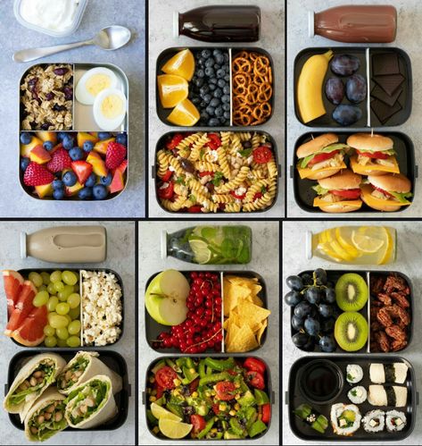 Healthy Lunch Snacks, Meal Prep Snacks, Lunch Prep, Healthy Lunch Meal Prep, Healthy School Lunches, Easy Healthy Lunches, Easy Healthy Meal, Work Lunches, Kids Lunches