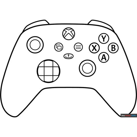 Free Xbox Controller Coloring Page for Kids Outline Ideas, Easy Drawing Guides, Free Printable Coloring Sheets, Minecraft Coloring Pages, Mario Coloring Pages, Drawing Guides, Free Printable Games, Xbox One Controller, Kids Print