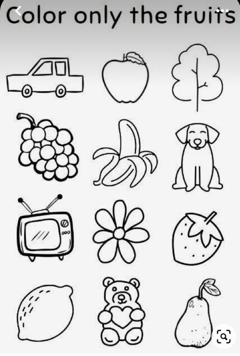 Colour The Picture Worksheet, Diwali Homework, Alphabet Pictures, Computer Education, School Coloring Pages, Exam Papers, Science Worksheets, Color Worksheets, Kindergarten Worksheets