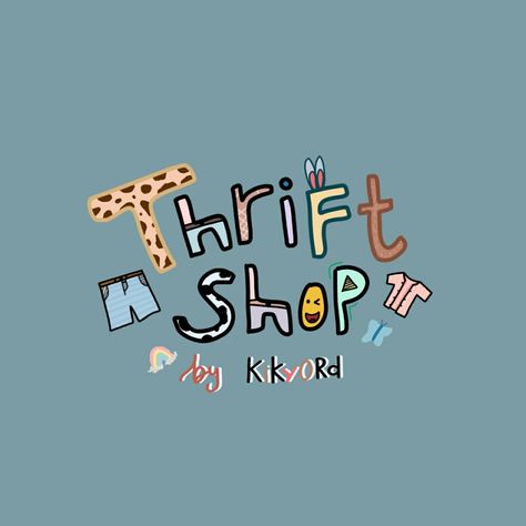 Thrift Logo Ideas, Thrift Shop Logo Ideas, Logo Thrift Shop, Pre Loved Clothes Logo, Thrift Logo Design, Thrift Shop Name Ideas, Thrift Store Logo Design, Thrift Shop Logo, Thrift Logo