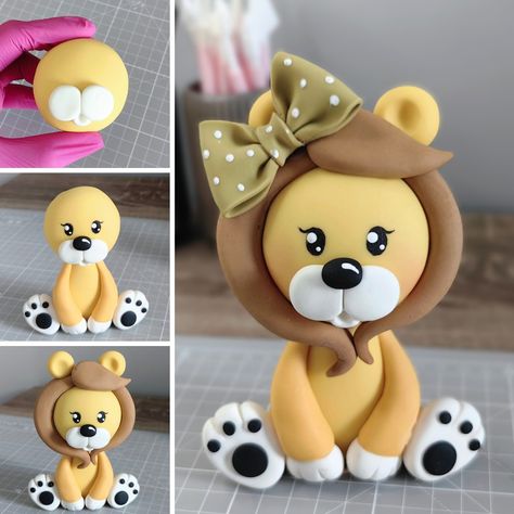 Alex Mazur (@alex.mazur_cakes) • Zdjęcia i filmy na Instagramie Fondant Lion, Lion Cake Topper, Lion Cake, Cake Decorating Courses, Fondant Figures Tutorial, Safari Cakes, Fondant Animals, Fondant Cake Toppers, Gateaux Cake