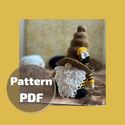 10 Beautiful Native American Crochet Patterns - Crochet Life Unusual Crochet, Welcome To Our Hive, Bee Baby Shower Decoration, Bee Gnome, Gnome Crochet, Gnome Tutorial, Crochet Garden, Gnome Decor, Gnome Pattern