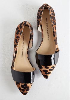 Buty Marki Nike, Leopard Shoes, Classy Shoes, Vintage Flats, Cute Flats, Fancy Shoes, Print Shoes, Shoe Boot Sandals, Fabulous Shoes