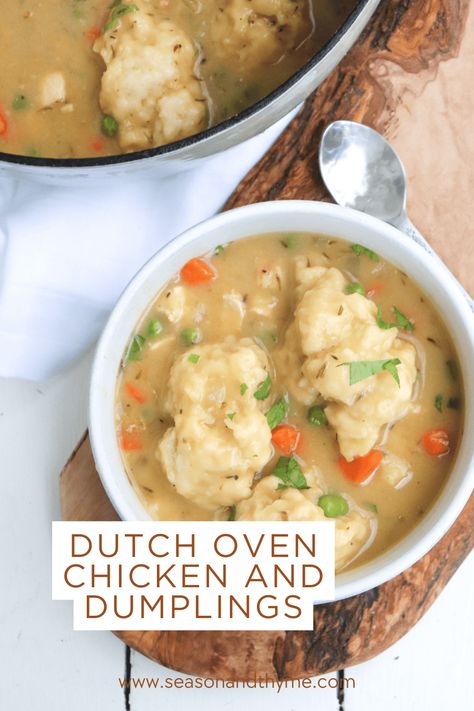 Dutch Oven Chicken and Dumplings Chicken And Dumplings Recipe Dutch Oven, Chicken And Dumplings Dutch Oven Easy, Chicken And Dumplings Using Whole Chicken, Chicken And Dumplings With Whole Chicken, Roasted Chicken And Dumplings, Stewed Whole Chicken Recipes, Chicken And Dumplings Whole Chicken, Stewed Chicken And Dumplings, Whole Chicken Stew