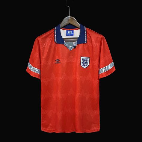 Crystal Palace Fc, England National Team, Retro Jersey, England National, Retro Football Shirts, National Football Teams, Retro Football, Team Jersey, Football Jerseys