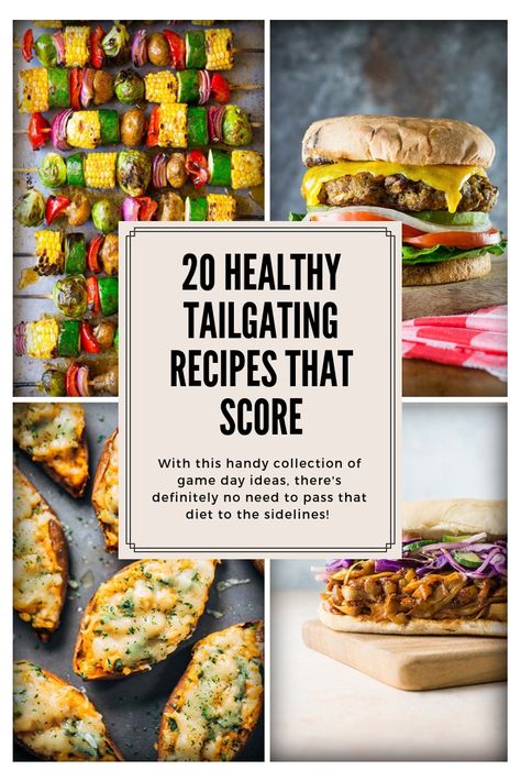 20 Healthy Tailgating Recipes that Score l To kick things off for football season, we’ve rounded up 20 of the most delicious healthy tailgating recipes that are sure to be the real MVPs all season long. #RecipeRoundup #GameDay #Tailgating #Tailgate Tailgate Veggie Sides, Tailgate Vegetables, Healthy Tailgating Recipes, Healthy Tailgate, Healthy Tailgate Food, Football Food Appetizers, Tailgating Food, Tailgating Recipes, Food Appetizers