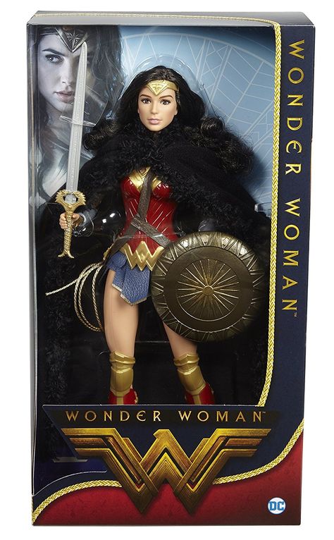 AmazonSmile: Barbie Wonder Woman Doll: Toys & Games Wonder Woman Doll, Dc Superhero Girls Dolls, Celebrity Barbie Dolls, Wonder Woman Outfit, Superhero Dolls, Fantasy Dolls, Wonder Woman Movie, Justice League Wonder Woman, Amazon Warrior