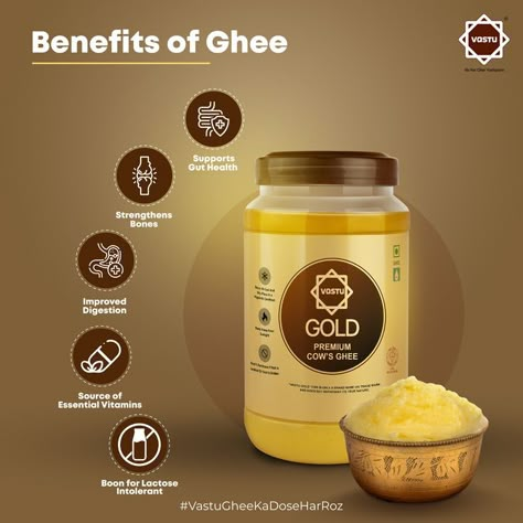 Ghee is very beneficial, it adds to a lot in our daily life Ghee Advertisement, Ghee Creative Ads, Cow Ghee Benefits, Benefits Of Ghee, Ghee Benefits, Bio Pool, Coffee Poster Design, Cow Ghee, Cosmetic Creative