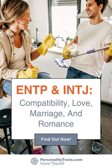 Unlock the secrets of love and compatibility between ENTP and INTJ! 💑 Dive into the dynamics of their relationship in terms of love, marriage, and romance. Click to explore the unique traits that shape their connections. 🌈 #Compatibility #Love #INTJ #PersonalityTraits Intj Compatibility, Intj Characters, Entp And Intj, Love Marriage, Personality Traits, Intj, Fun Loving, Love And Marriage, How To Be Outgoing