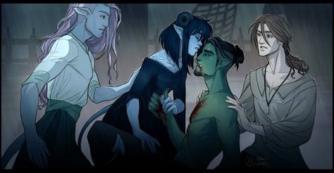 Cameron ❄️ on Twitter: "A close call, but Fjord is in good hands. ⛈️ . #criticalrole #criticalrolespoilers #criticalrolefanart #criticalroleart #caleb #jester #caduceus #fjord @matthewmercer I was on the edge of my seat! 🙈… https://t.co/t1mxfOLPOO" Critical Role Campaign 2, Critical Role Characters, Character Prompts, The Adventure Zone, Critical Role Fan Art, Drawing Prompt, Dnd Art, Other Half, Critical Role