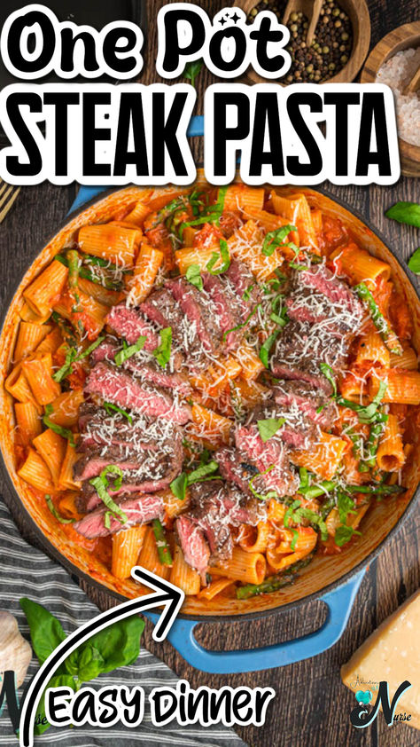 Steak pasta has the succulent tenderness of perfectly cooked steak intertwined with the comforting allure of al dente pasta, Steak Fajita Pasta Recipe, Steak Spaghetti Recipes, Steak Pasta Sauce, Steak With Pasta Recipes, Steak Rigatoni, Pasta Steak Recipes, Steak Orzo, Pepper Steak Pasta, Steak And Pasta Recipes