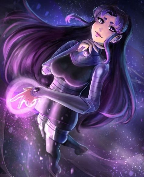 Blackfire Fanart, Blackfire Dc, Halloween Character Ideas, Teen Titans Blackfire, Batman Painting, Starfire And Raven, Sonamy Comic, Dc Comics Girls, Teen Titans Fanart