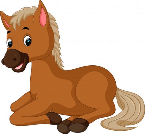 Caricatura de caballo sentado Vector Pre... | Premium Vector #Freepik #vector #fondo #caracter #dibujos-animados #animal Horse Sitting, Pirate Cartoon, Cartoon Horse, Inkscape Tutorials, Horse Cartoon, Baby Horse, Cartoon Download, Happy Elephant, Duck Cartoon