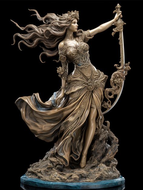 Greek God Statues, Goddess Poses, Statue Of Woman, Medusa Statue, Greek Goddess Statue, Goddess Statues, Greek Mythology Goddesses, Crypto Apex Legends, Female Statue