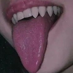 Toung Out Mouth Reference, Mouth With Tounge Out Reference, White Lighter Aesthetic, Vampire Aesthetic Teeth, Canine Teeth Human Aesthetic, Fangs Aesthetic Male, Teeth With Fangs, Natural Fangs, Vampire Teeth Aesthetic