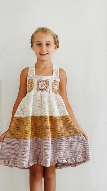 Crochet Girls Dress Pattern, Crochet Dress Outfits, Crochet Toddler Dress, Crochet Dress Girl, Crochet Dress Pattern Free, Crochet Summer Dresses, Men Crochet, Crochet Shrug Pattern, Crochet Pants