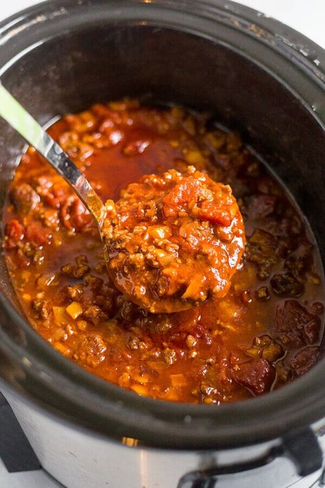 Paleo Chili Recipe, Beanless Chili Recipe, Beanless Chili, Clean Eating Easy, Slow Cooker Meat, Paleo Chili, Paleo Slow Cooker, Pot Food, Metabolism Diet